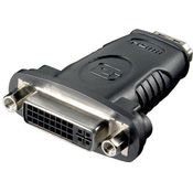 Goobay 60752 HDMI-DVI-I Adapter, Vernickelt