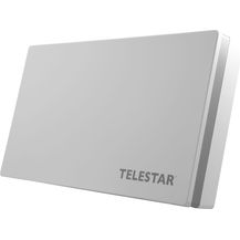 Bild für Telestar Digiflat 4 Quad Sat Flachantenne für 4 Teilnehmer (LNB: 0,2dB, 33,7 dBi Gewinn, Fenster-Wand-Masthalterung, Kompass, Montagewerkzeug)