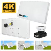 MegaSat 200211 Flachantenne D2 Profi-Line Weiß