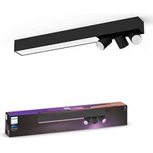 Bild für Philips Hue White & Col. Amb. LED 3-er Spotleuchte Centris, schwarz, dimmbar, 16 Mio. Farben, steuerbar via App, kompatibel mit Amazon Alexa (Echo, Echo Dot)