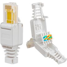 Bild für Netzwerkstecker mit vergoldeten Kontakten RJ45 CAT.5e
