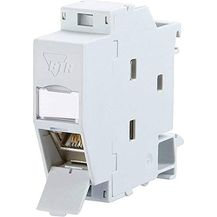 Bild für Metz Connect 1309107003-e RJ-45 grau Steckdose