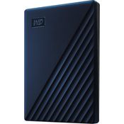 WD My Passport for Mac WDBA2D0020BBL - Festplatte - verschlüsselt - 2 TB - extern (tragbar) - USB 3.2 Gen 1 - 256-Bit-AES - Mitternachtsblau (WDBA2D0020BBL-WESN)
