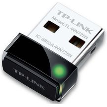 Bild für TP-Link TL-WN725N Nano WLAN USB Adapter (bis zu 150 Mbit/s, Nano Größe, Soft AP, geeignet für Windows 10/8.x/7/XP, Mac OS 10.9-10.13, Linux)