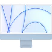 Apple iMac (2021) blau - 24 Zoll (4.480 x 2.520) Apple M1 8-Kern Prozessor, 8GB RAM, 256GB SSD, 8-Kern GPU, macOS (MGPK3D/A)