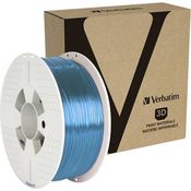 Verbatim 55056 PET-G Filament 1.75 transparent Blau 1kg Spule
