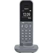 Gigaset CL390HX Universal Mobilteil, Design Telefon, geeignet für FRITZ!Box und HD Voice Freisprechfunktion, schnurloses DECT Telefon mit großem Grafik Display, Satellite Grey, VoIP-Telefon, grau