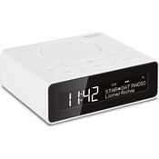 TechniSat Digitradio 51 Radiowecker mit Wecker, LCD-Display, weiß