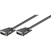Wentronic Goobay DVI-D FullHD Kabel Dual Link, Schwarz, 3 m - DVI-D-Stecker Dual-Link (24+1-Pin) > DVI-D-Stecker Dual-Link (24+1-Pin) (68083)