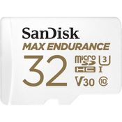 SanDisk MAX ENDURAN microSD-Karte 32GB (lange Lebensdauer, bis zu 120.000 tunden aufnehmen, Full-HD, temperatur- und stoßfest, wasserresistent)