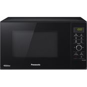 Panasonic NN-GD35HBGTG Mikrowelle mit Grill, Standgerät, 1000 Watt, Dampfgarer, Steamer, Kombi-Mikrowelle, Pizza-Pfanne, 23 Liter Garraum, 1000 Watt, schwarz