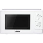 Panasonic NN-E20JWMEPG Mikrowelle, Standgerät, 800 Watt, 20 Liter Garraum, Durchmesser der Teller: 25 cm, weiß
