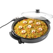 CASO Profi Partypfanne ? elektrische Multipfanne für Pizza, Burger, Gemüse u.v.m, bis ca. 240°C, Warmhaltefunktion