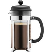 Bodum 1913-01 CAFFETTIERA Kaffeebereiter (French Press System, Permanent Edelstahlfilter, 0,35 liters) schwarz