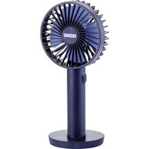 Bild für Unold 86628 HANDVENTILATOR Breezy II Blue mit integriertem Spiegel im Standfuß