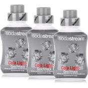 SodaStream Getränke-Sirup Softdrink Cola Light Geschmack 500ml, 3er Pack