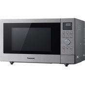 Panasonic NN-CD58 Mikrowelle mit Grill und Heißluft, Standgerät, 1000 Watt, Inverter Mikrowelle, 27 Liter Garraum, geringe Bautiefe edelstahlfront