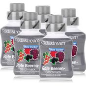SodaStream Getränke-Sirup ohne Zucker Rote Beeren Geschmack 375ml, 5er Pack