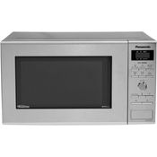Panasonic NN-GD37HSGTG Mikrowelle mit Grill, Standgerät, 1000 Watt, Inverter Mikrowelle, 23 Liter Garraum, edelstahl-schwarz