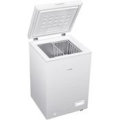 homeX FT1020-W Gefriertruhe | 98 L Nutzinhalt | Super-Frost-Funktion | Elektronische Temperaturregelung | Weiß