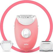 Braun Silk-épil 3 SE 3-440, 3-in-1 Epilierer mit 20-Pinzetten-System, kabelgebunden und Massagerollen