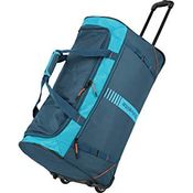 travelite 2-Rad Trolley Größe L, Gepäck Serie BASICS ACTIVE: Weichgepäck Reisetasche mit Rollen im frischen Design, 71 cm, 86 Liter