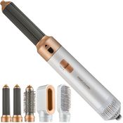 ProfiCare Lockendreher PC-HAS 3132, Warmluftbürste, 4in1 Hairstyler, 5 wechselbare Stylingaufsätze, ergonomischer Griff, Rose