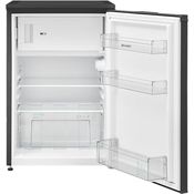 Sharp SJ-UD121T2B-EU Kühlschrank mit Gefrierfach, 121L Nutzinhalt (105L Kühlraum, 17L Gefrierfach), stufenlose Temperaturregelung, LED Innenbeleuchtung, schwarz