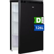CHIQ 126L Kühlschrank, CSF120BE,Höhe 845 mm, Tiefe 556 mm, 7 Temperaturregelstufen, umkehrbare Tür, Frischhalteschublade, 12 Jahre Garantie auf den Kompressor,39 dB, LED-Beleuchtung, Schwarz - Preisvergleich