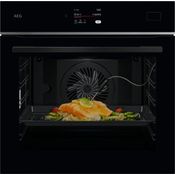 AEG Serie 8000 TB8SB73FAB Einbaubackofen, 70 L, Dampfgaren, AutoClean, WiFi, Schwarz, A++, 3500 W