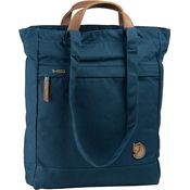 Fjällräven Totepack No.1, 2in1 Rucksack-Handtasche aus wasserabweisendem G-1000®, Schwarz, für A4-Ordner
