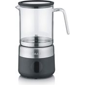 Graef MS802EU Milchaufschäumer, kabelloser Milchschäumer mit 600 W Leistung und 5 wählbaren Funktionen, schwarz