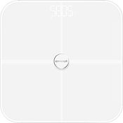 Concept VO4010 Glas-Diagnosewaage Personenwaage mit App Digitale Waage Körperanalyse BIA Körperfettwaage Muskelmasse BMI LED-Anzeige Bluetooth Gewicht bis 180kg