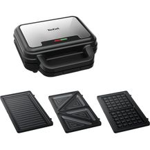 Bild für Tefal Sandwichmaker SW383D Ultracompact 3-in-1 Sandwich-Waffel-Panini Kombigerät