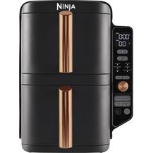 Bild für NINJA Heißluftfritteuse Double Stack XL Schwarz/Kupfer SL400EUCP
