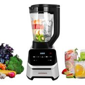 GASTROBACK Standmixer Hochleistungsmixer 2000 Watt, 2L Tritanbehälter, 40.000 UPM, 7 Programme für Smoothies, heiße Suppen und Eiswürfel, BPA-frei, leises Touch-Display