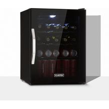 Bild für Klarstein Beersafe XL Onyx Getränkekühlschrank LED 4 Metallroste Glastür schwarz