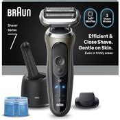 Braun Series 7 72-G7200cc, Elektrorasierer mit Präzisionstrimmer, wasserfest, 60 Minuten Akkulaufzeit, inklusive 4in1 SmartCare Center