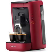 Philips Domestic Appliances Senseo Maestro Kaffeepadmaschine mit Kaffeestärkewahl und Memo-Funktion, 1,2 Liter Wasserbehälter, Grünes Produkt, Farbe: Rot (CSA260/90)