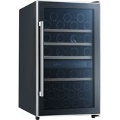 Respekta WKS 49 Weinkühlschrank, 49 Flaschen, 2 Zonen Kühlschrank, Glasdekor, 48 cm breit