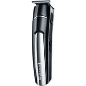Remington Barttrimmer Set Herren MB4110 (inkl. 2 Aufsteckköpfe: Präzisionsklinge&Folienrasieraufsatz, Netz--Lithium Ionen Akkubetrieb, USB-Ladefunktion inkl. Kabel + Tasche) Bartschneide Set
