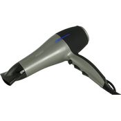 Exquisit 5010061 6101 gr Haartrockner-Touch Me Funktion- 2200 watt-Diffusor-Stylingdüse, Groß, grau