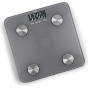 Maxxme Personen-Waage Körperanalyse mit Bluetooth & App - grau