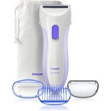Bild für Philips Damenrasierer Ladyshave Wet & Dry HP6342-00 Batteriebetriebener Rasierer inklusive Trimmeraufsatz für Achseln