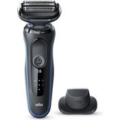 Braun Series 5 50-B1200s Herren Rasierer Folienschaber Trimmer Blau Nass- und Trockenrasur