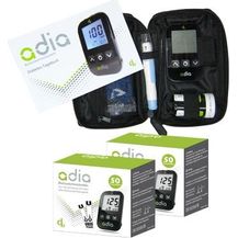 Bild für adia Blutzucker-Sparset mg-dl + 110 Teststreifen + 110 Lanzetten