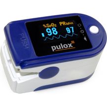 Bild für Pulsoximeter PULOX PO-200 Dunkelblau Fingerpulsoximeter für die Messung des Puls und der Sauerstoffsättigung am Finger