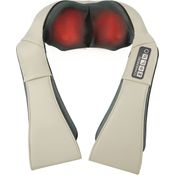 Das Original Donnerberg Nackenmassagegerät NM089 in beige Shiatsu-Massage für Nacken, Rücken, Schulter, Beine