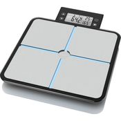 medisana BS 460, digitale Körperanalysewaage 180 kg, Personenwaage zur Messung von Körperfett, Körperwasser, Muskelmasse und Knochengewicht, Körperfettwaage mit abnehmbarem LCD-Display