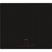 Siemens EH601HEB1E iQ100, Smartes Induktionskochfeld, 60 cm, Schwarz, flächenbündig, TouchSlider, Intelligente Dunstabzugsautomatik – das perfekte Zusammenspiel von Kochfeld und Dunstabzugshaube